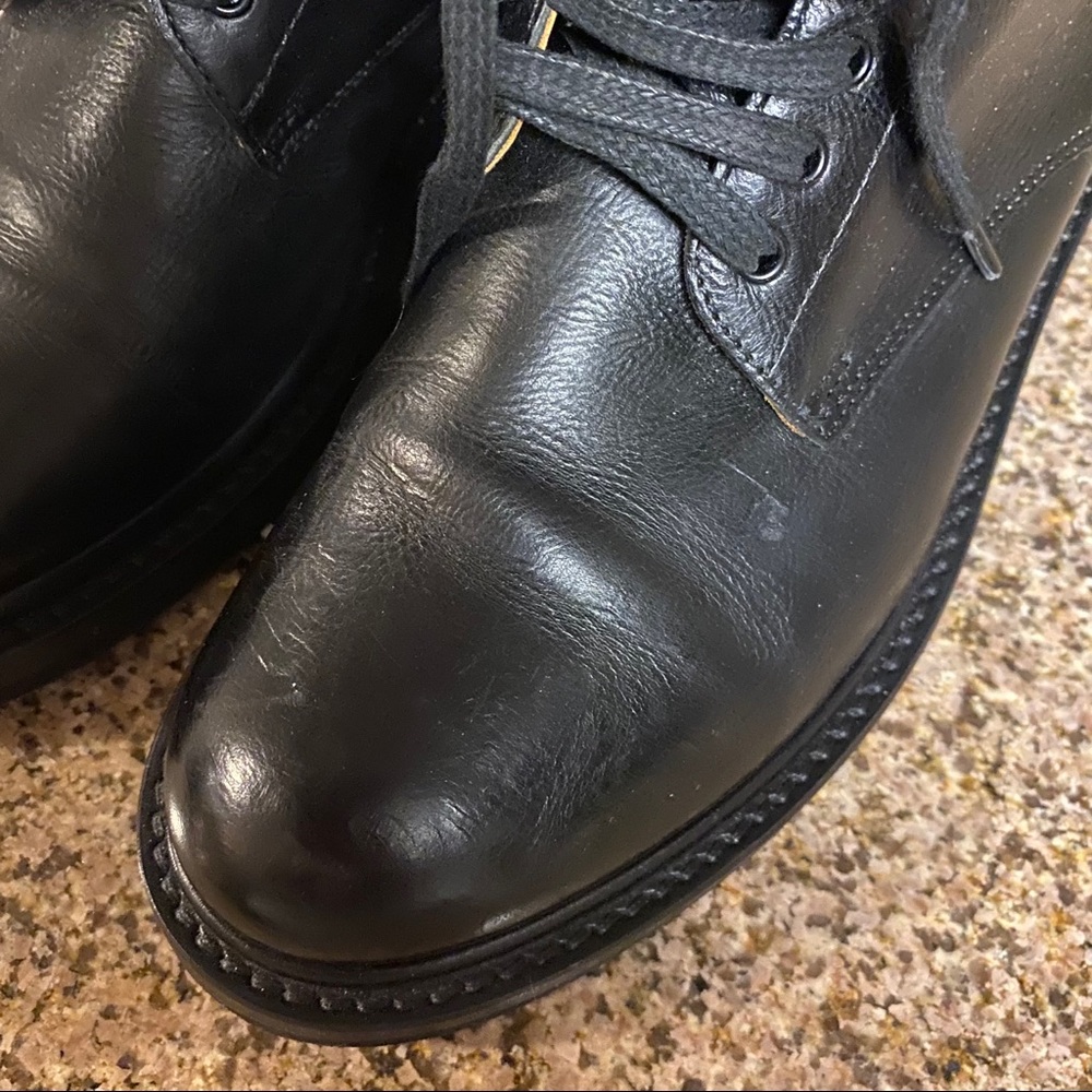 Frye Alice Black Combat Boots size 9- fit like 8.5 - Picture 11 of 12